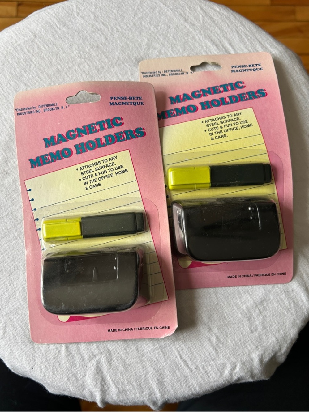 VTG Miniature Highlighter Hole Punch Office Theme 90s Nostalgia Fridge Magnet 2